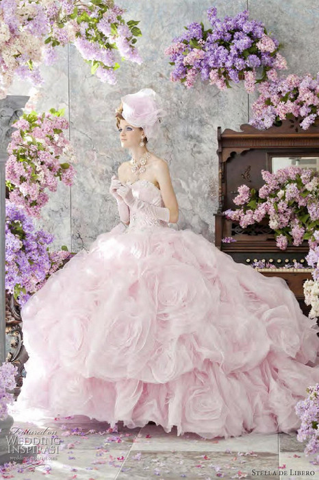 light-pink-wedding-dresses