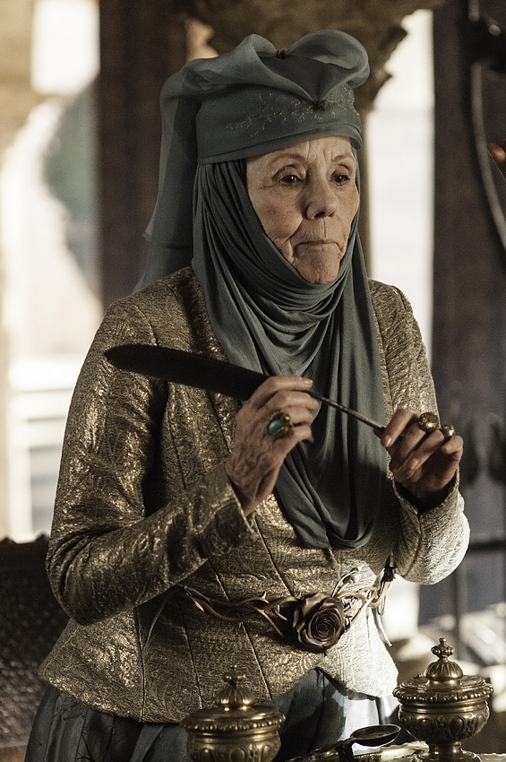 Diana Rigg as Olenna Tyrell