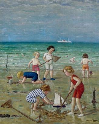 ENFANTS SUR LA PLAGE