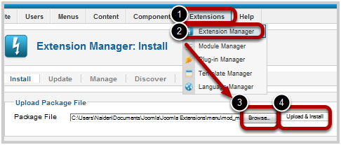 joomla下拉式選單設定教學