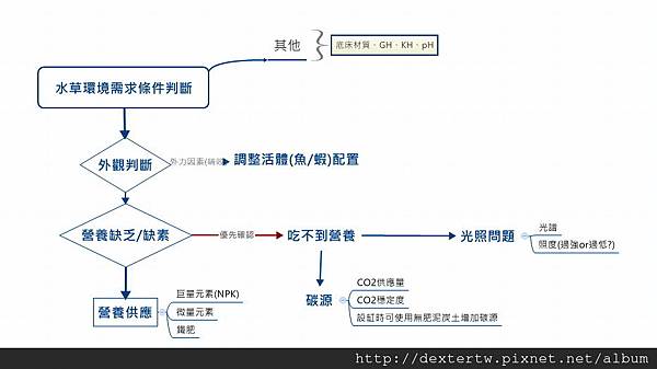 水草環境需求條件判斷