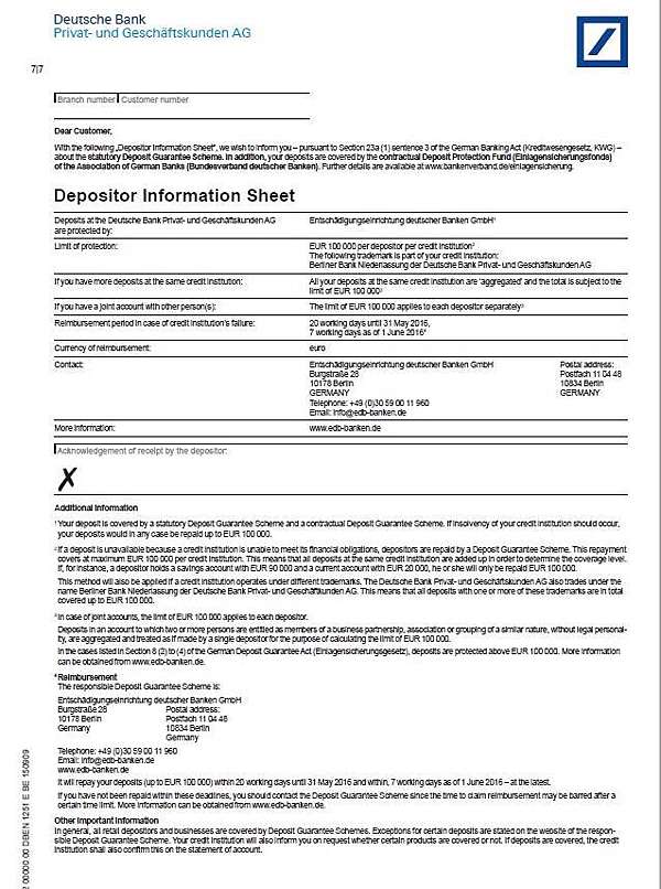 留學德國 四 番外篇1 之辦理sperrkonto限制提領帳戶 Deutsche