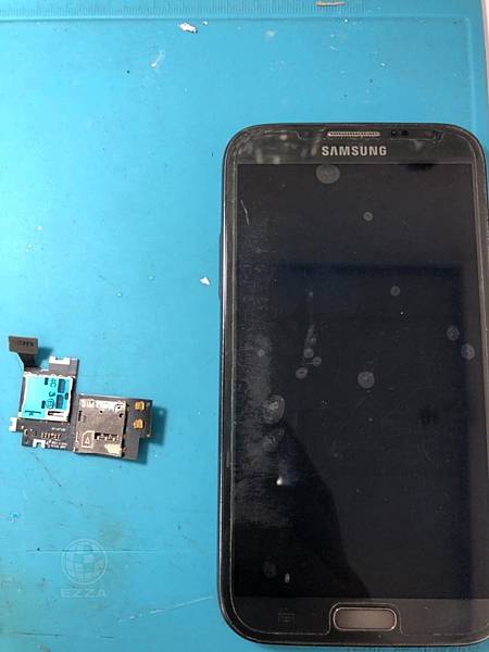 三星NOTE2 SIM卡座損壞.jpg 三星NOTE2 SIM卡座損壞.jpg