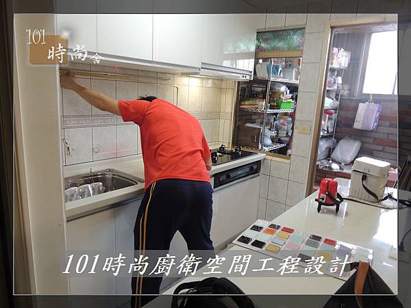 廚房設計一字型  廚具工廠直營 作品分享：竹東謝公館 (6).jpg