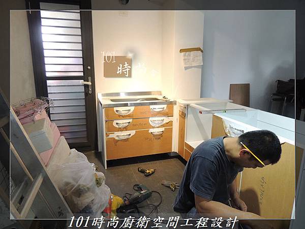 不銹鋼檯面廚具L型 作品-景美范公館(117).JPG