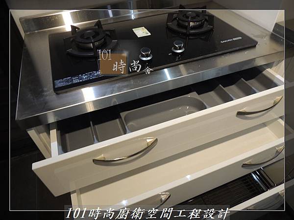 不銹鋼檯面廚具L型 作品-景美范公館(159).JPG