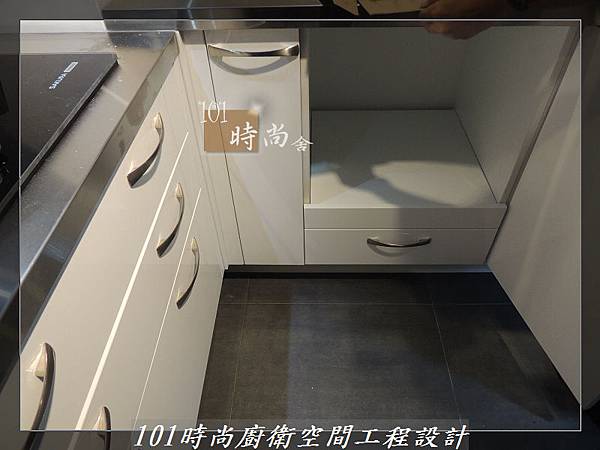 不銹鋼檯面廚具L型 作品-景美范公館(164).JPG