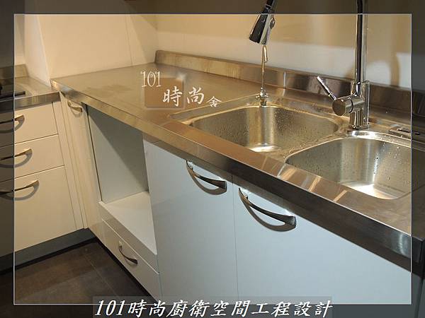 不銹鋼檯面廚具L型 作品-景美范公館(182).JPG