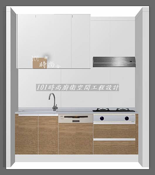 一字型廚房 作品分享：土城陳公館(87).jpg