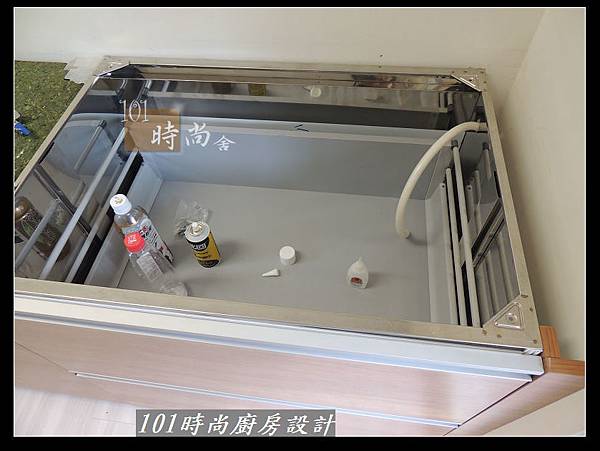 @二字型廚房設計 不鏽鋼檯面+中島櫃 廚具工廠直營 作品分享：政大二街(31).jpg