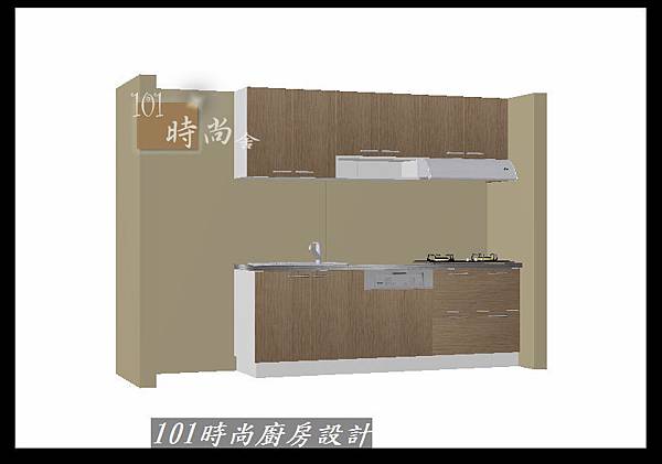 @二字型廚房設計 不鏽鋼檯面+中島櫃 廚具工廠直營 作品分享：政大二街(214).jpg