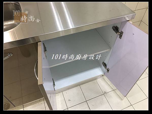 @不鏽鋼檯面一字廚房設計 廚具工廠直營  作品分享：德惠街陳公館(104).JPG