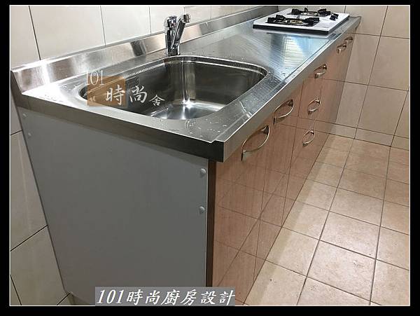 @不鏽鋼檯面廚房設計一字型作品-萬大路張公館(65).JPG