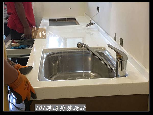 @一字廚房設計 廚具工廠直營 人造石檯面 L字型廚房設計作品-新北市新店徐公館(26).JPG