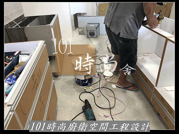 @新北廚具 推薦 賽麗石檯面 新北廚具工廠  101時尚廚具 台北 八里 桃園 中壢 新竹 -五面結晶門板+櫻花2機(19).jpg