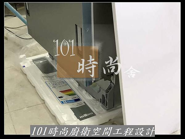 @新北廚具 推薦 賽麗石檯面 新北廚具工廠  101時尚廚具 台北 八里 桃園 中壢 新竹 -五面結晶門板+櫻花2機(13).jpg