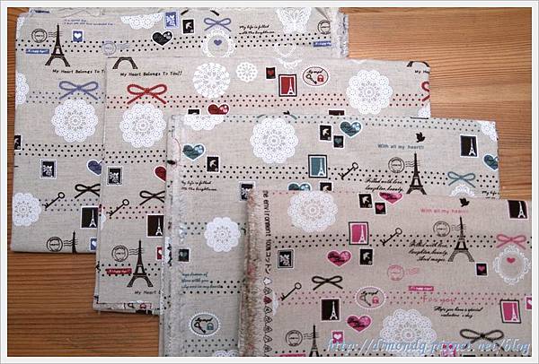 蝴蝶結鐵塔(棉麻)四色