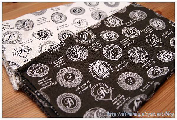 徽章圖騰(棉麻)-墨綠