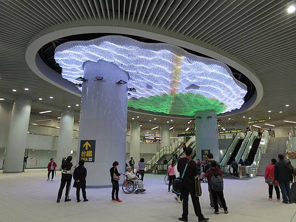 台北捷運, 綠線, 松山線, 松山站, 公共藝術(域見)