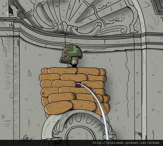 圍城裡的尿尿小童_Mannekenpis at Brussels Lockdown