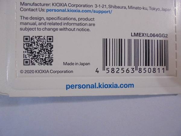 【防水防震】KIOXIA鎧俠Micro SDHC記憶卡64