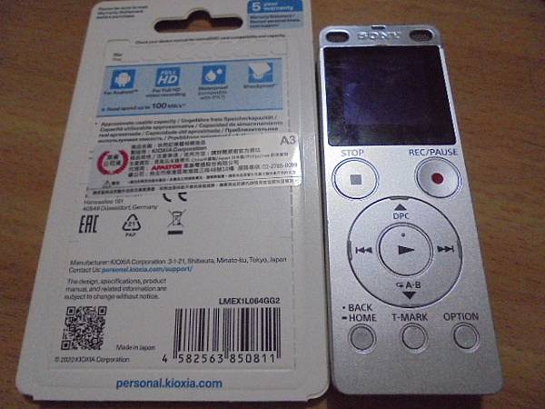 【傳輸正確】SONY索尼ICD-UX560F4GB錄音筆使