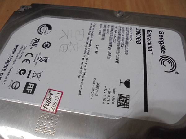 【逐一更換】三家品牌2TB/4TB硬碟九顆3.5吋裸碟裝在