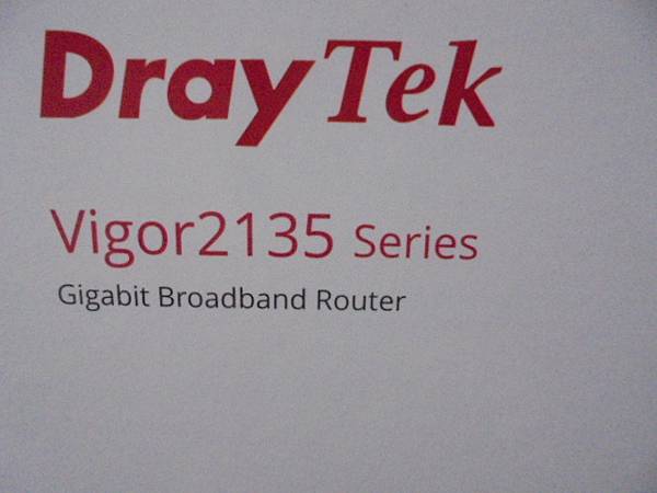 【拆封設定】DrayTek居易科技Vigor2135寬頻防火
