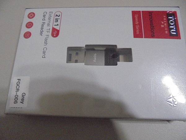 【插記憶卡】TOTU拓途FGCR-006二合一讀卡機USB
