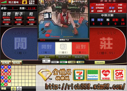 金鑽石遊戲 百家樂 線上遊戲