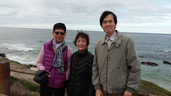 郭瑞蘭、楊思莊、郭道生, La Jolla Beach