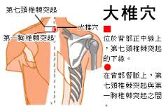 「大椎穴」的圖片搜尋結果