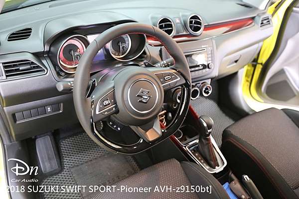 Dn迪恩汽車音響 2018 Suzuki Swift Sport車主來店升級先鋒avh Z9150bt 7吋藍芽觸控螢幕apple Carplay 安卓 Dn迪恩專業影音carplay 先鋒z9250bt 汽車音響
