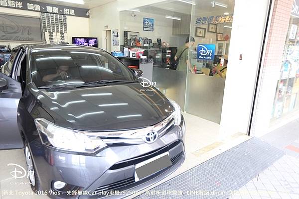  toyota 2016 vios  z9250bt 倒車鏡頭  car play 先鋒 (2).JPG