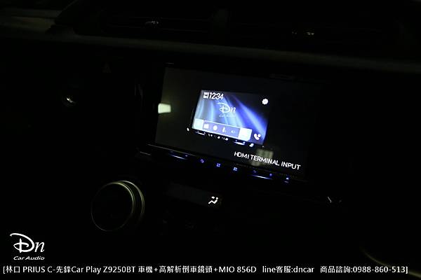 林口   TOYOTA  PRIUS C MIO 856D行車記錄器 Z9250BT 高解析倒車鏡頭 (11).JPG