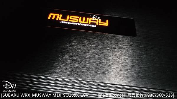 SUBARU WRX  💎安裝產品:musway M10+德