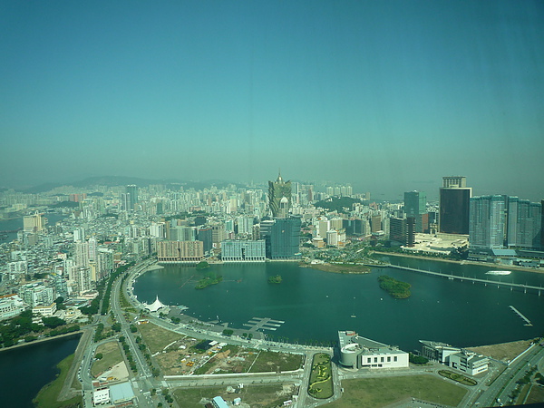 澳門全景..再加上天氣好,都可一覽無遺阿~