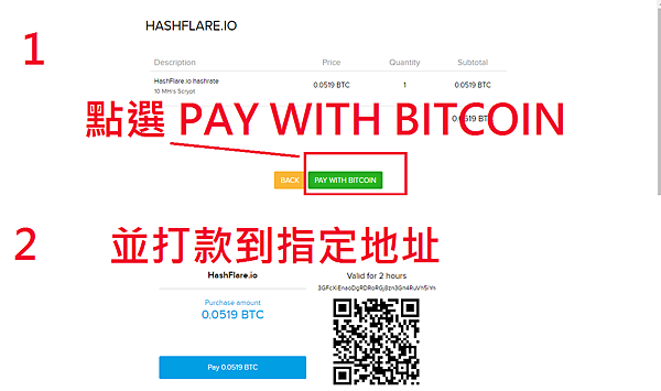 【教學】Hashflare 比特幣雲端挖礦．挖礦算力販售