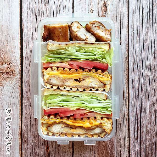 小小v 熱壓技巧 熱壓吐司便當 四片吐司 米喵的分享天地 痞客邦
