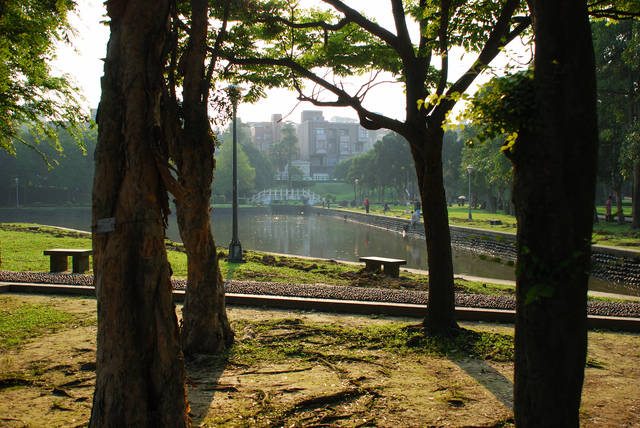 大湖公園午後