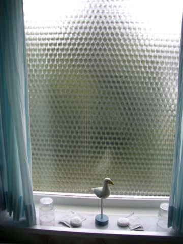 window in the bathroom