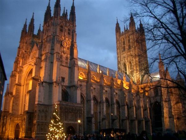 Cathedral in the night