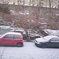 the first snow in Goteborg