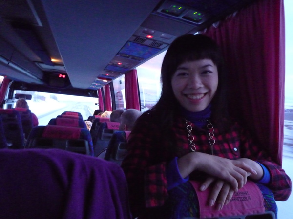 on the bus to Narvik