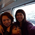 three girls on the train 