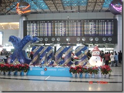 DSC00209中正機場二航廈的聖誕布置