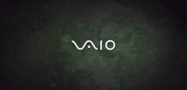 VAIO P Glossy Green Wallpaper 1600x768