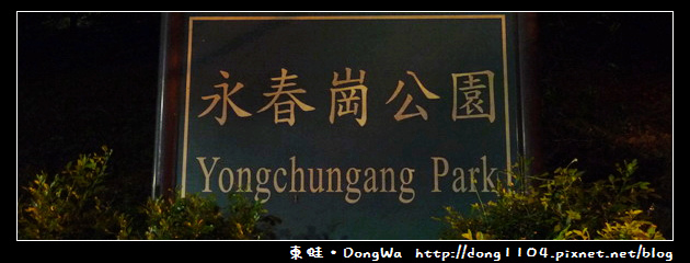 【台北遊記】看101夜景的好去處。永春崗公園 【台北遊記】看101夜景的好去處。永春崗公園