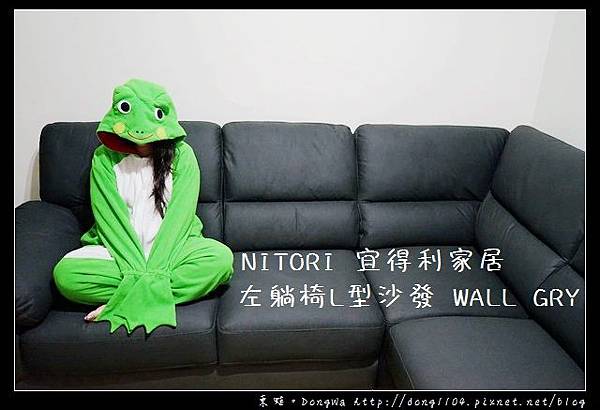 【開箱心得】桃園中壢沙發購買心得| NITORI 宜得利家居|左躺椅L型沙發 WALL GRY