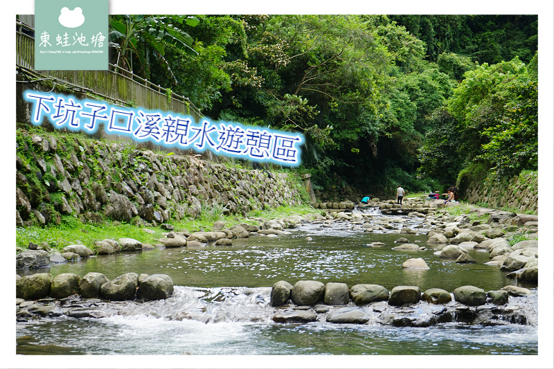 【新北坪林玩水好去處】親子無料玩水趣 免費停車場 下坑子口溪親水遊憩區 